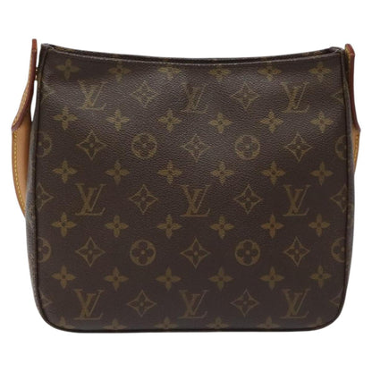 Louis Vuitton Looping MM, Brown, Canvas, shoulder
