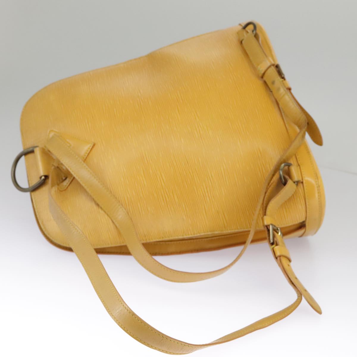 Louis Vuitton Gobelins, Yellow, Leather, backpack