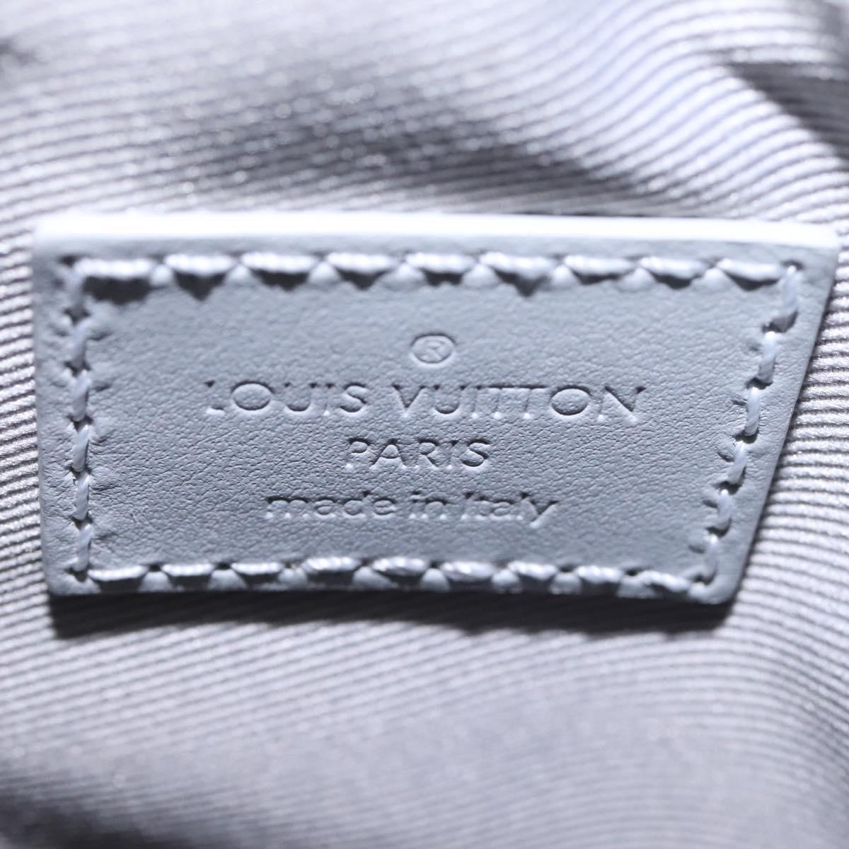 Louis Vuitton Chalk Nano, Grey, Canvas, shoulder