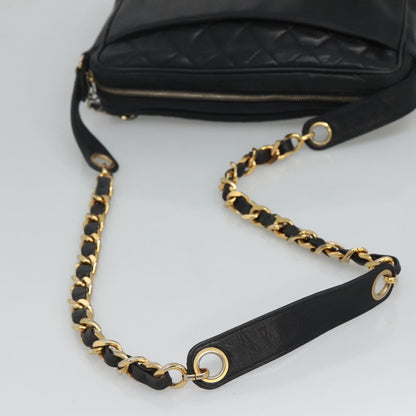 Chanel Camera, Black, Leather, shoulder