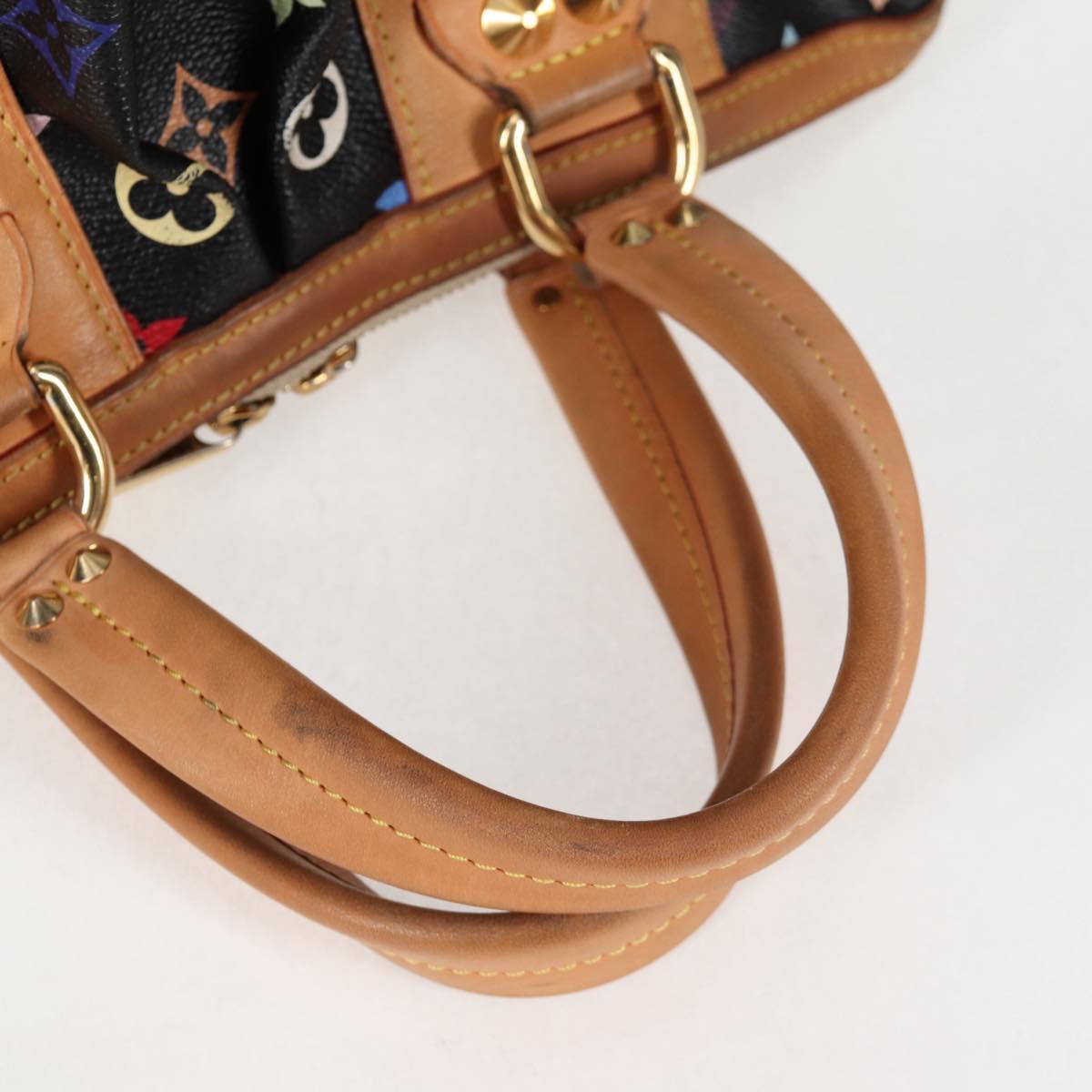 Louis Vuitton Courtney, Black, Canvas, handbag