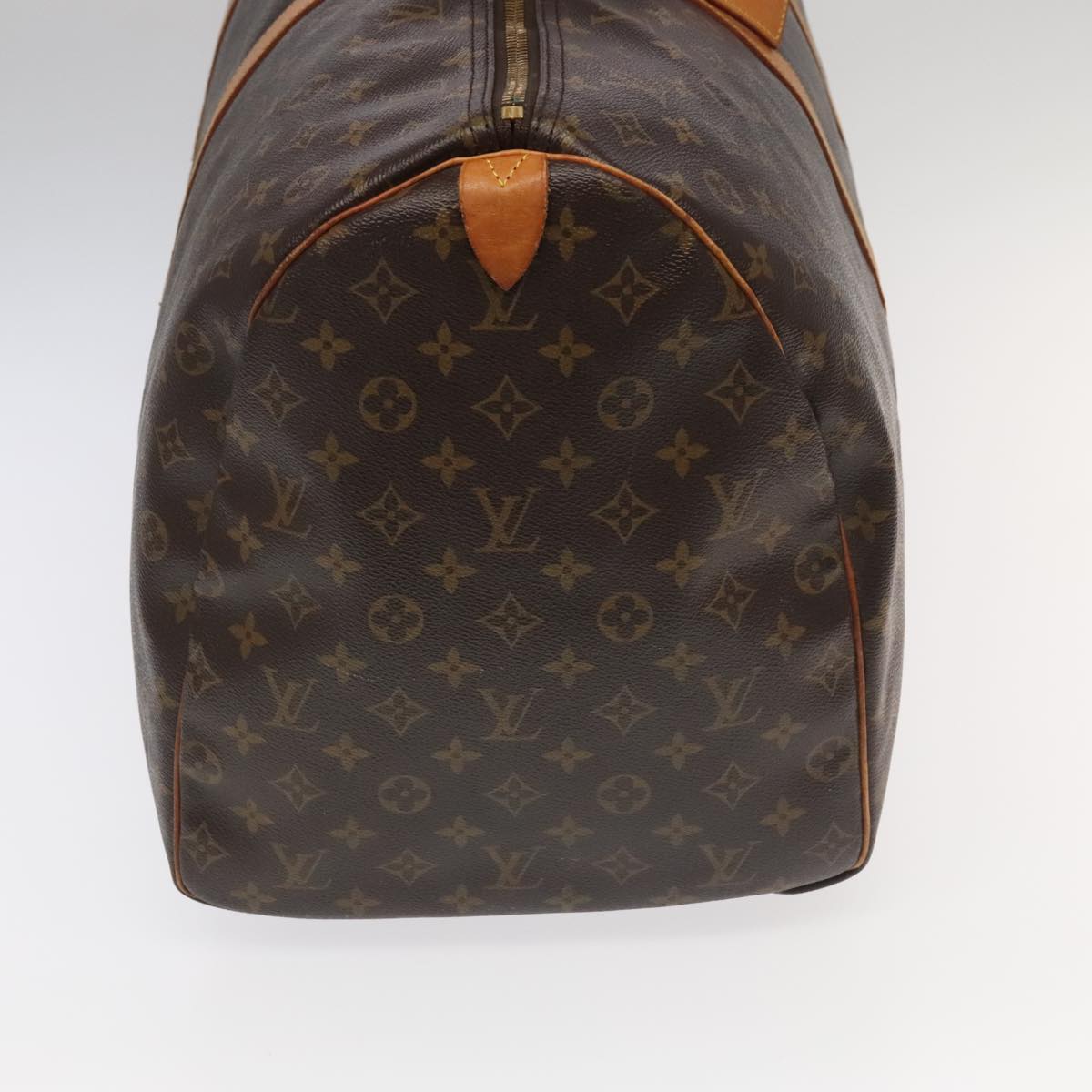 Louis Vuitton Keepall 60, Brown, Canvas, travel