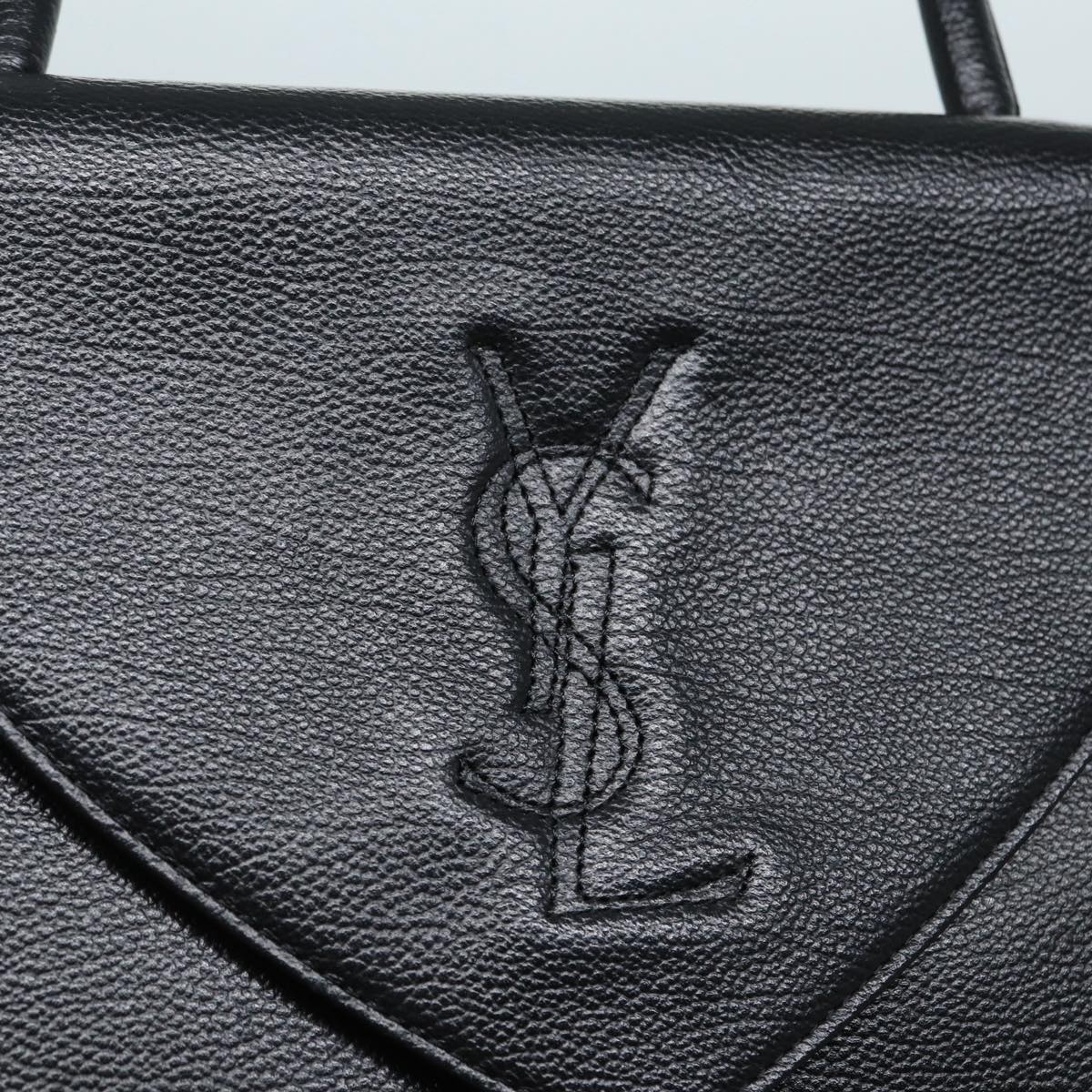 Yves Saint Laurent, Black, Leather, handbag