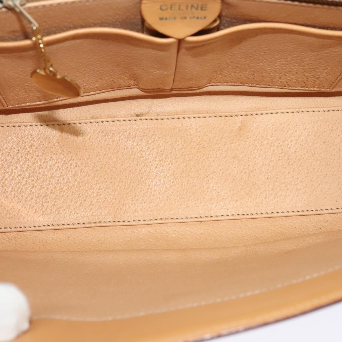 Céline Macadam, Brown, Canvas, shoulder