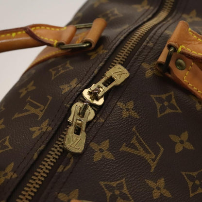 Louis Vuitton Keepall Bandoulière 60, Brown, Canvas, travel