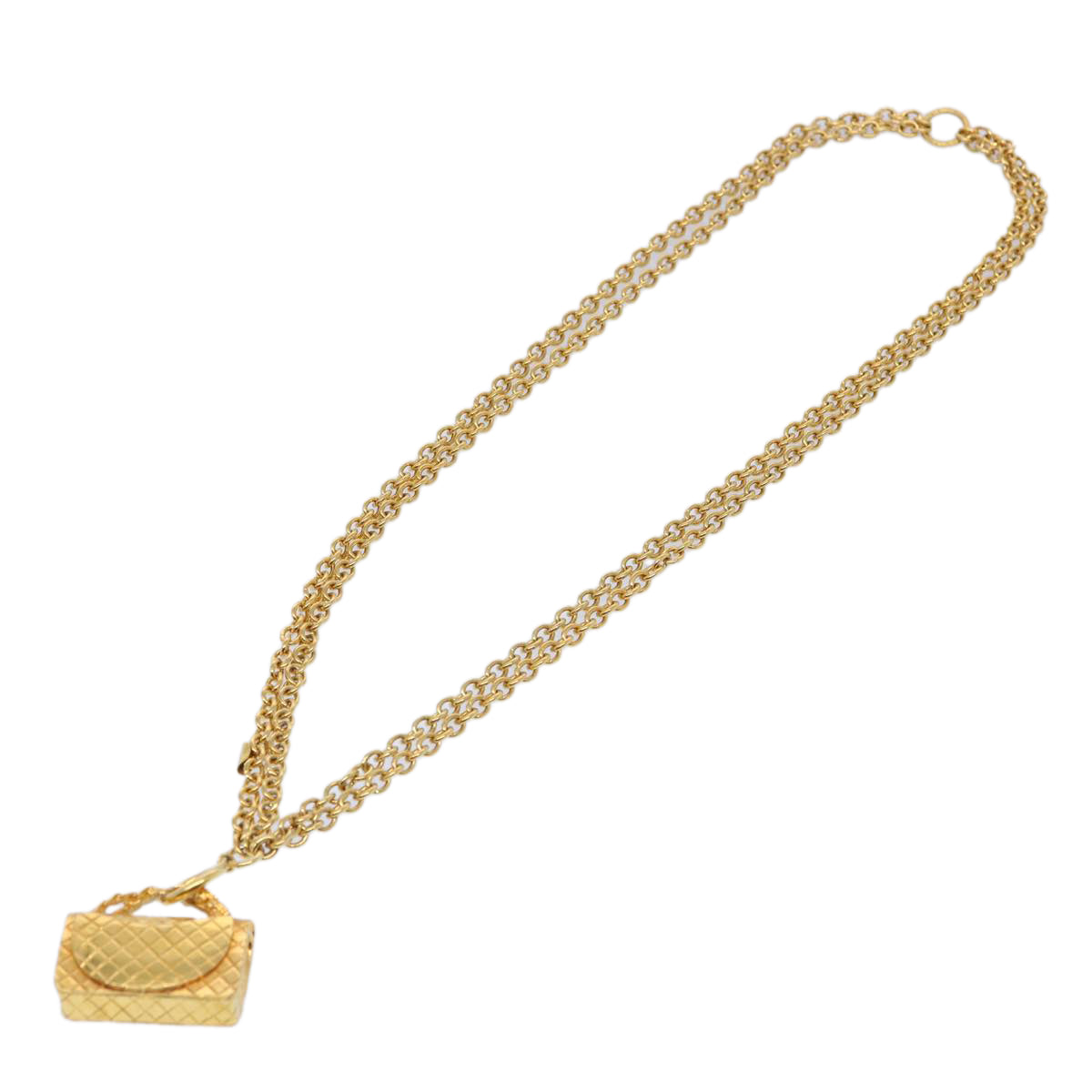 Chanel Matelassé, Gold, Metal, necklace