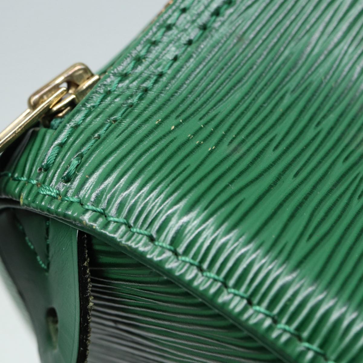 Louis Vuitton Speedy 25, Green, Leather, handbag