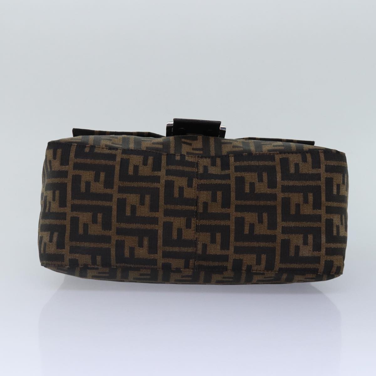 Fendi Mamma Baguette, Brown, Canvas, shoulder