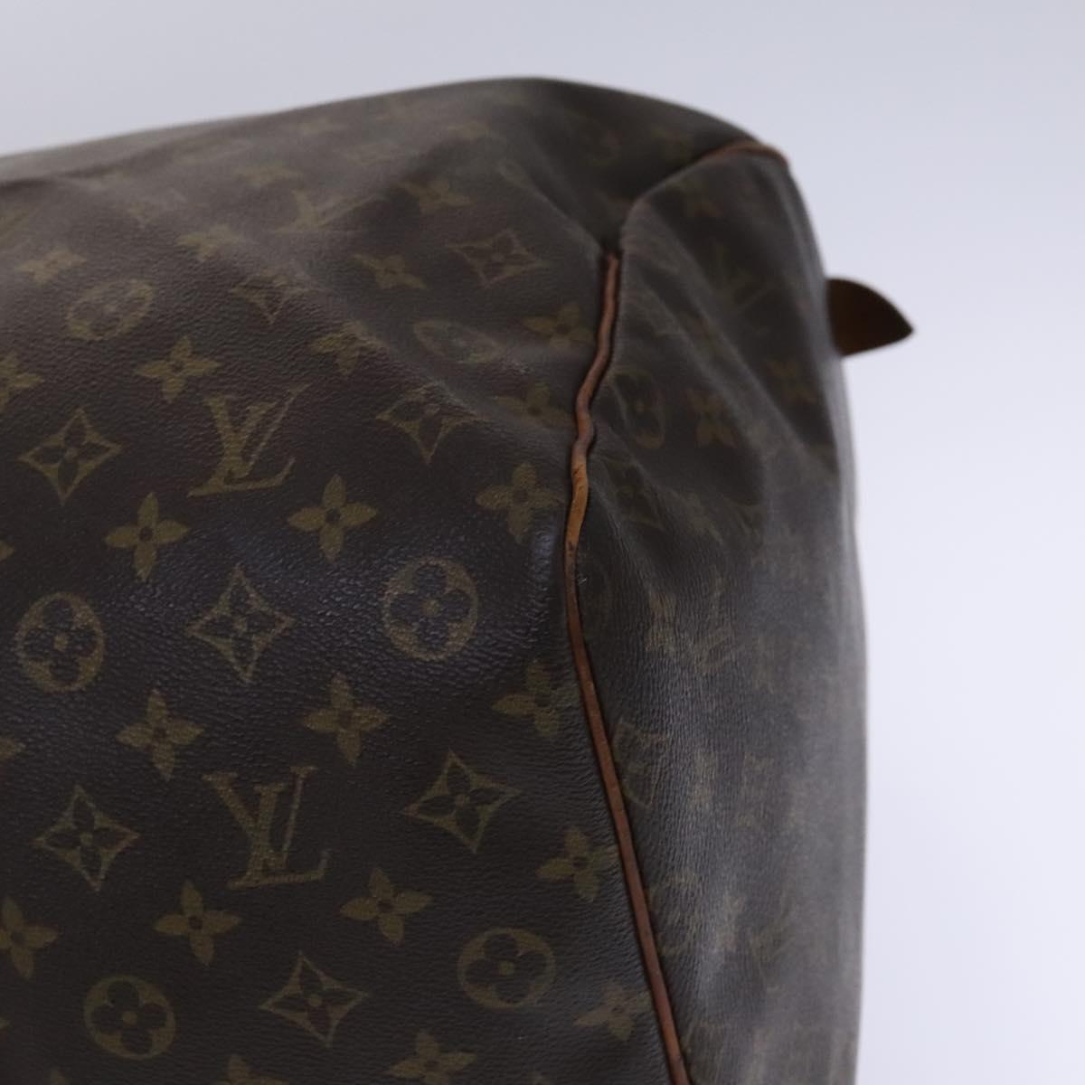 Louis Vuitton Keepall 60, Brown, Canvas, travel