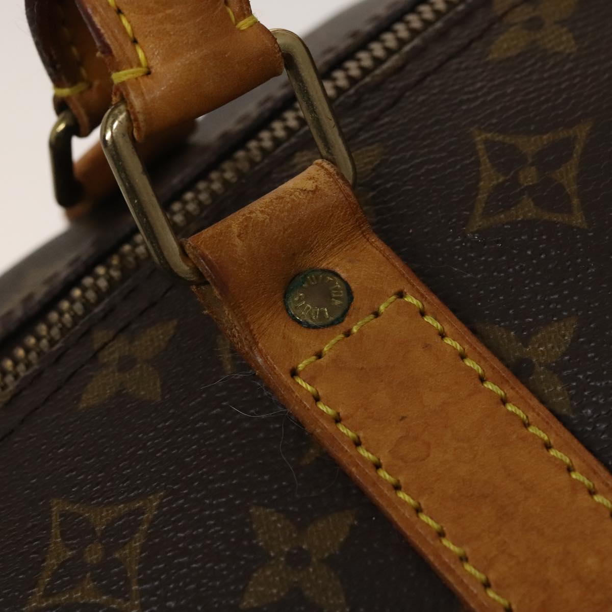 Louis Vuitton Keepall Bandoulière 60, Brown, Canvas, travel