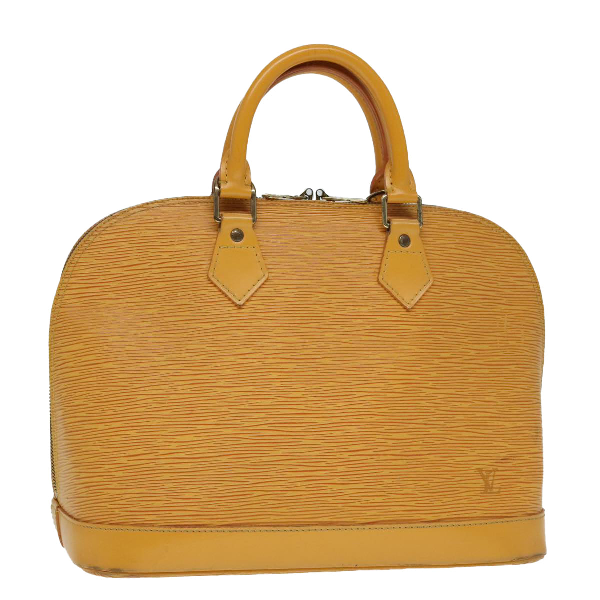 Louis Vuitton, Yellow, Leather, handbag