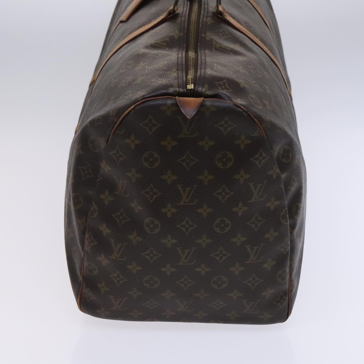 Louis Vuitton Keepall 60, Brown, Canvas, travel