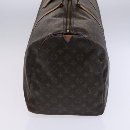 Louis Vuitton Keepall 60, Brown, Canvas, travel