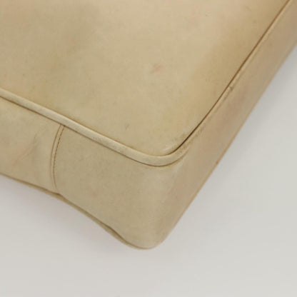Chanel Coco Mark, Beige, Leather, shoulder