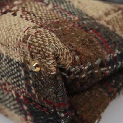 Burberry Nova Check Tote canvas check pattern, MULTICOLOUR, WOOL, Tote bag