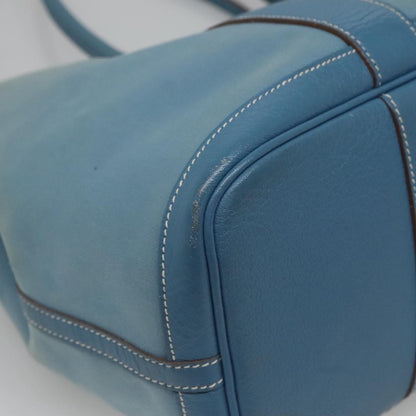 Hermès Garden Party, Blue, Canvas, tote
