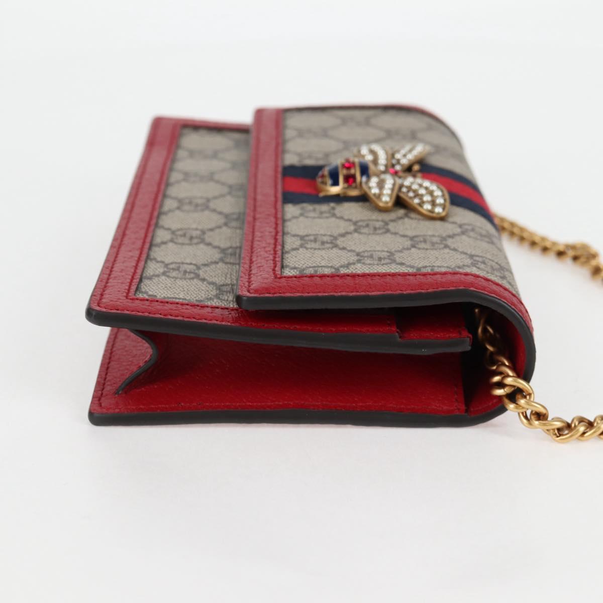 Gucci Queen Margaret, Beige, Canvas, shoulder