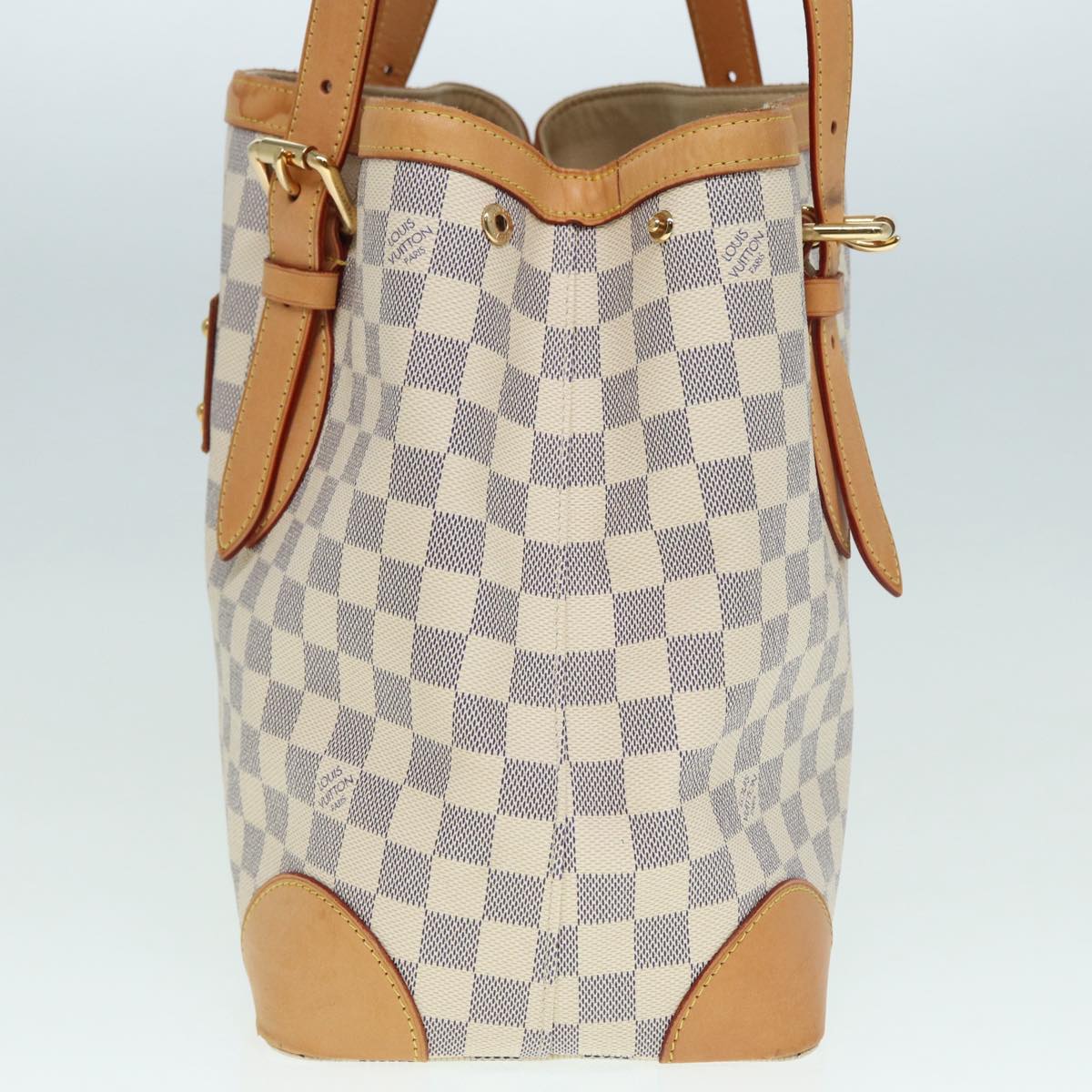 Louis Vuitton Hampstead, Beige, Canvas, tote