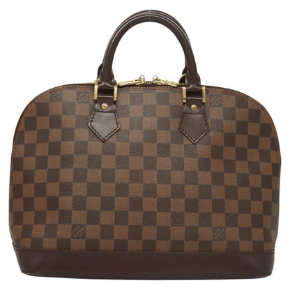 Louis Vuitton Alma BB, Brown, Canvas, handbag