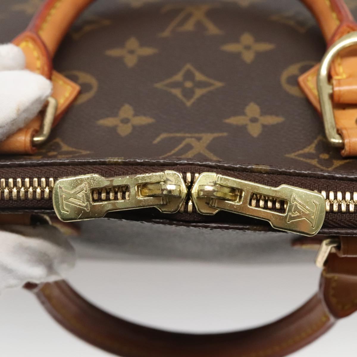 Louis Vuitton Alma, Brown, Canvas, handbag