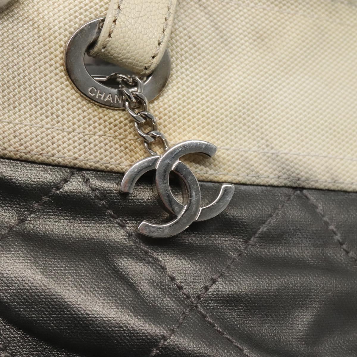 Chanel Paris Biarritz, Grey, Canvas, tote