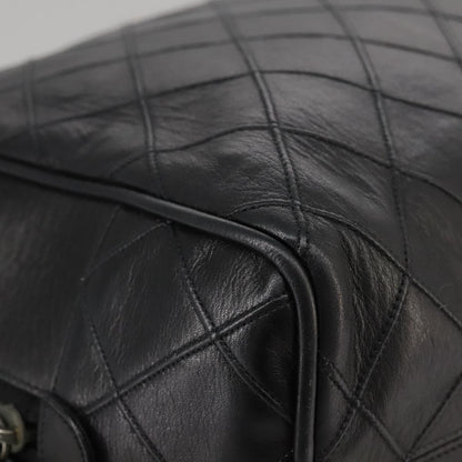 Chanel Camera, Black, Leather, shoulder