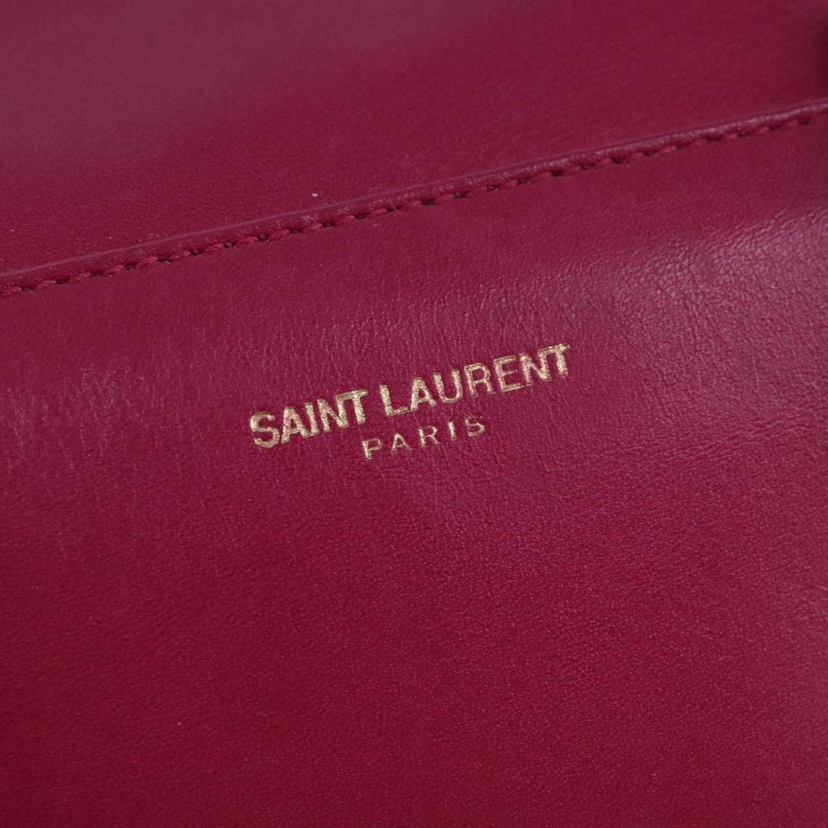 Saint Laurent Duffle, Pink, Leather, handbag