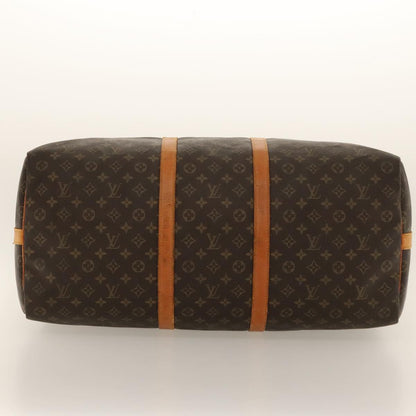 Louis Vuitton Keepall Bandoulière 60, Brown, Canvas, travel