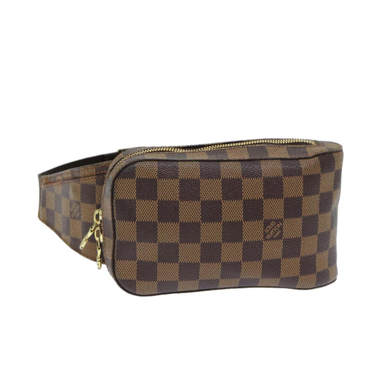 Louis Vuitton Geronimos, Brown, Canvas, clutch