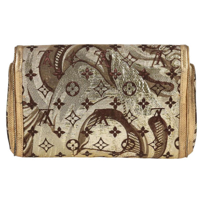 Louis Vuitton, Gold, Canvas, clutch