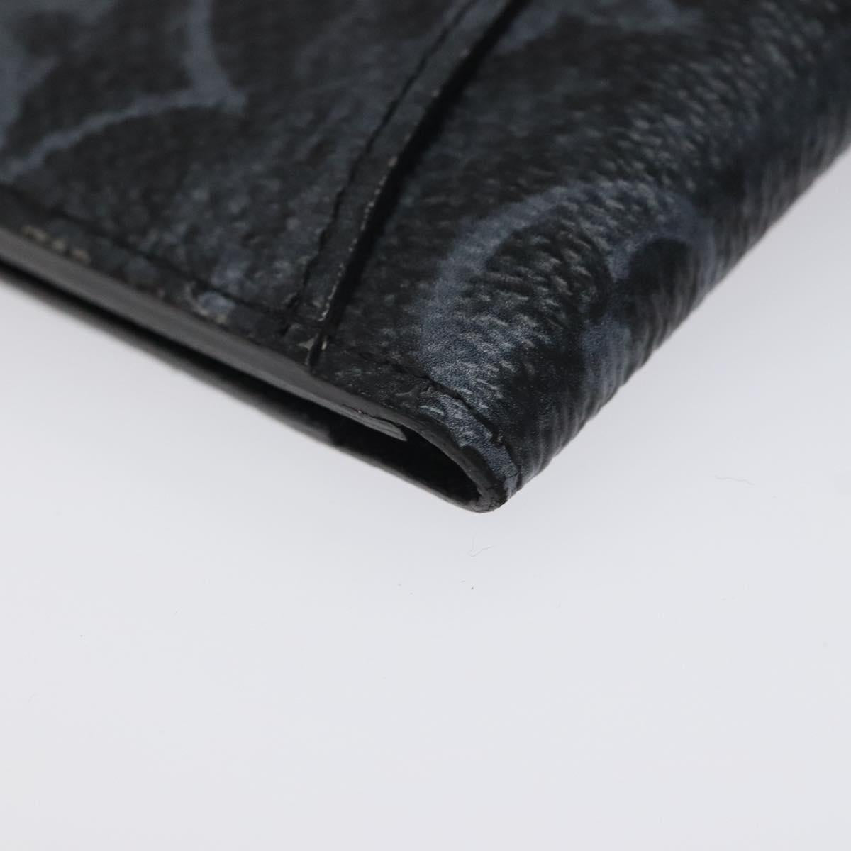 Louis Vuitton Pocket Organizer, Black, Canvas, wallet