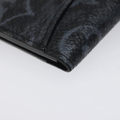 Louis Vuitton Pocket Organizer, Black, Canvas, wallet