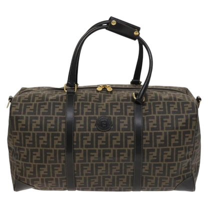 Fendi Zucca, Brown, Canvas, travel