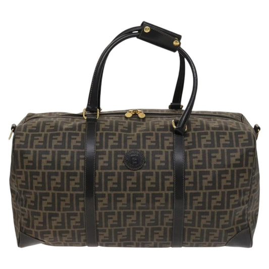 Fendi Zucca, Brown, Canvas, travel