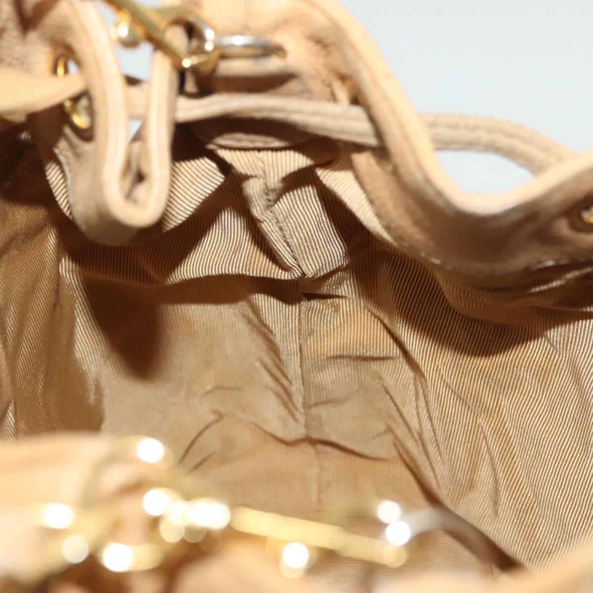 Chanel Vintage, Yellow, Leather, backpack