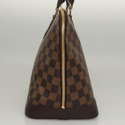 Louis Vuitton Alma, Brown, Canvas, handbag