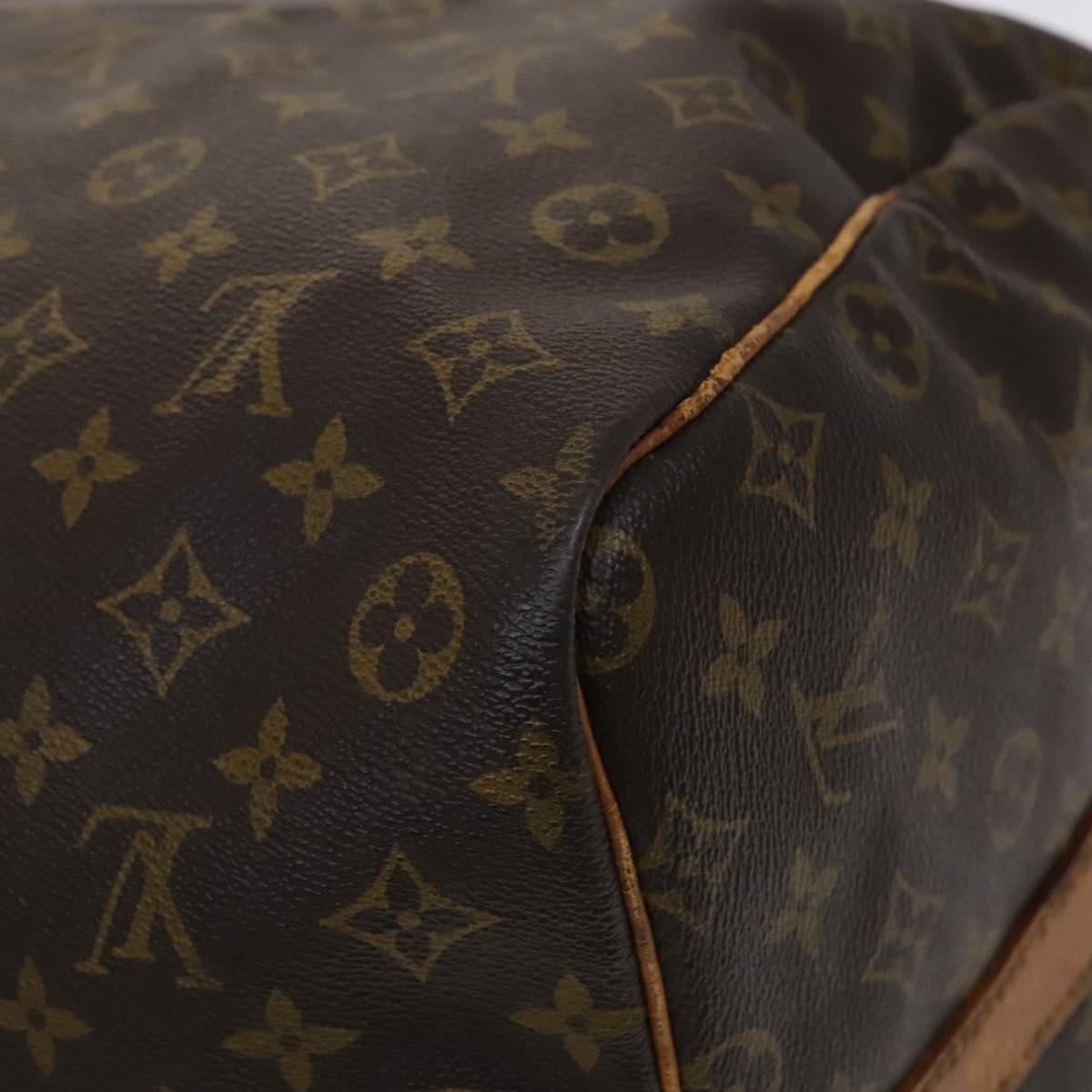 Louis Vuitton Keepall Bandoulière 60, Brown, Canvas, travel