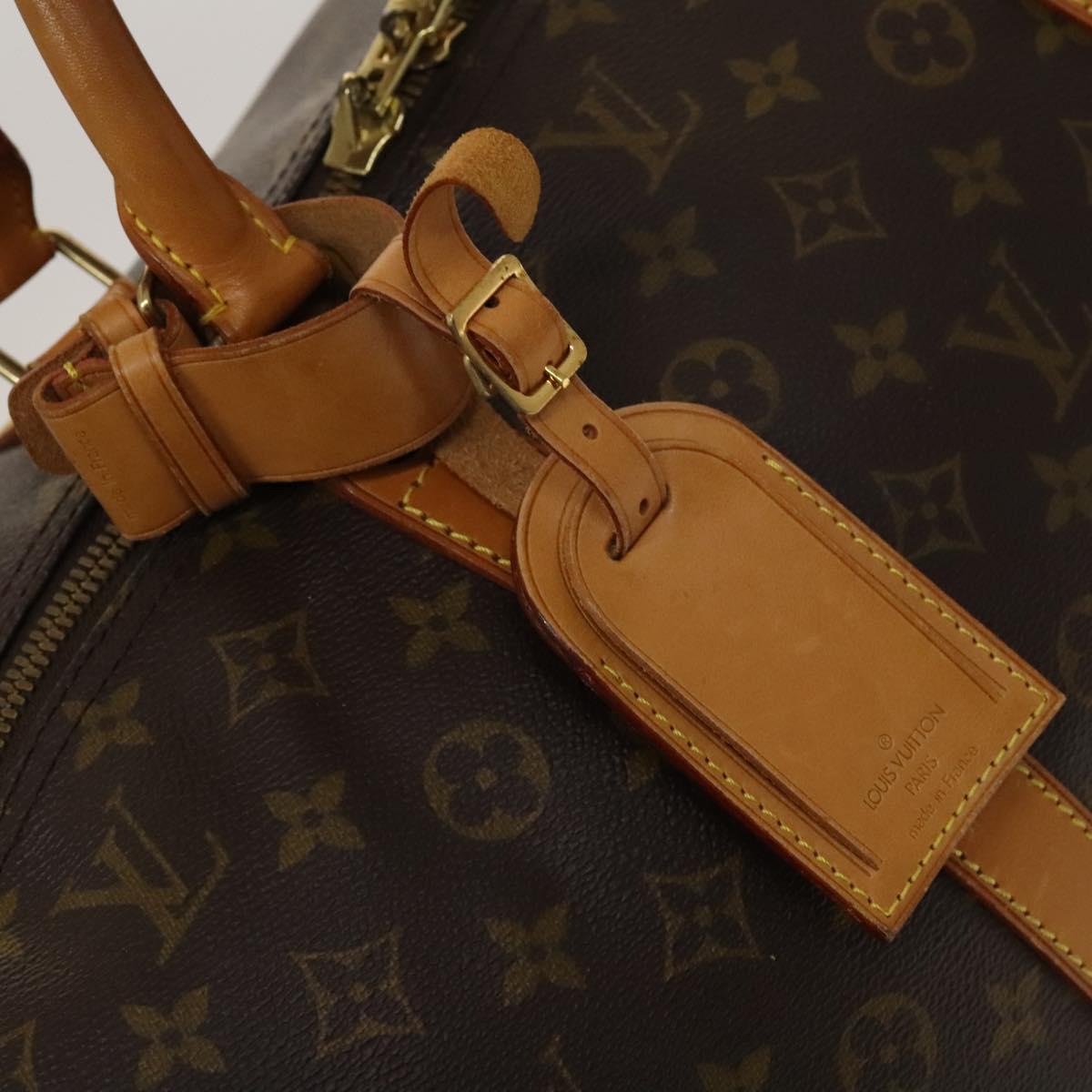 Louis Vuitton Keepall 60, Brown, Canvas, travel