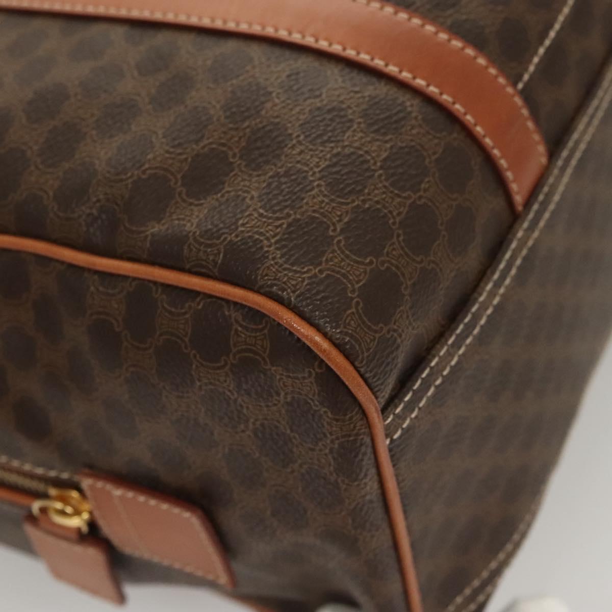 Céline Macadam, Brown, Canvas, handbag
