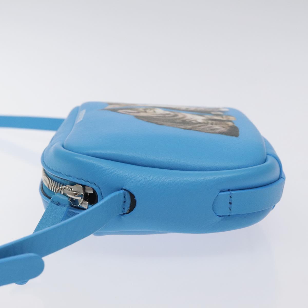 Balenciaga Everyday, Blue, Leather, shoulder