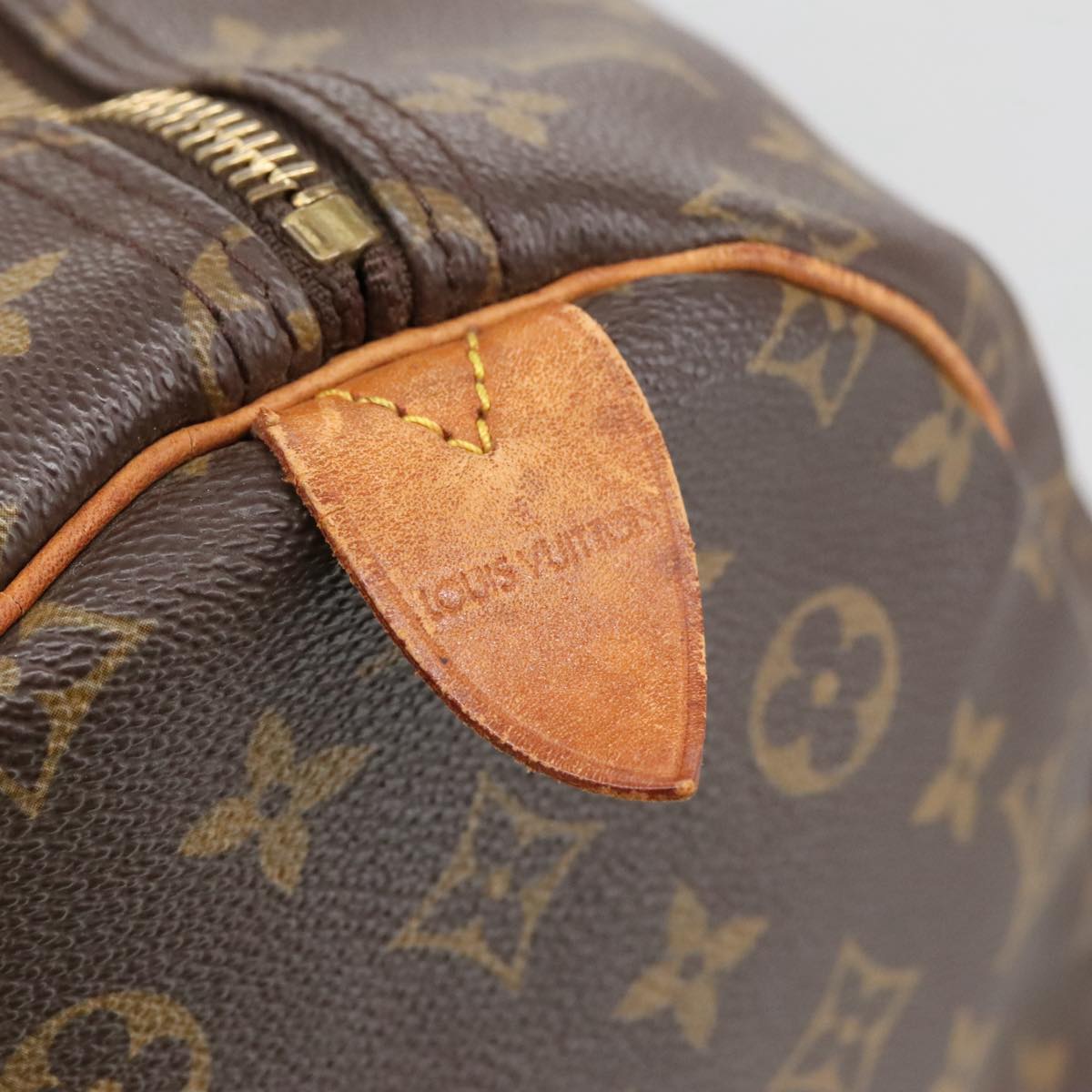 Louis Vuitton Keepall 55, Brown, Canvas, travel