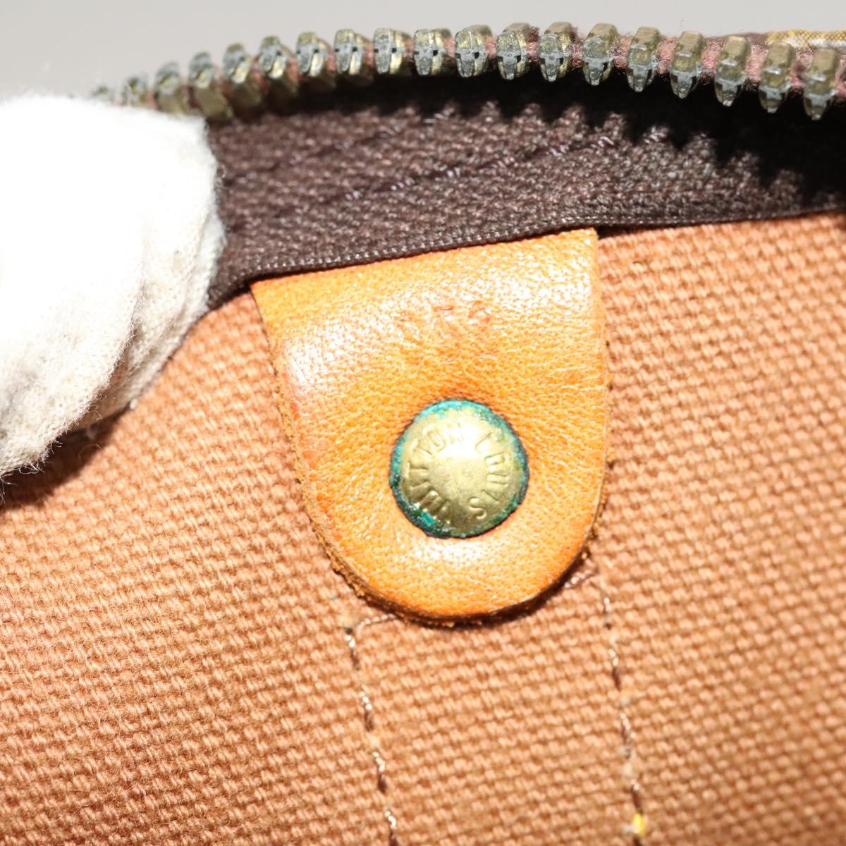 Louis Vuitton Keepall 60, Brown, Canvas, travel