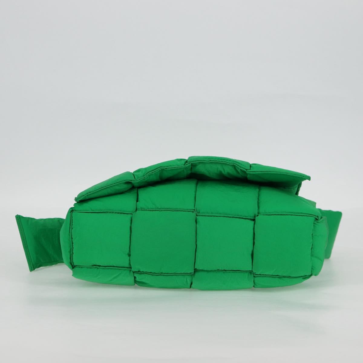 Bottega Veneta Cassette, Green, NYLON, shoulder