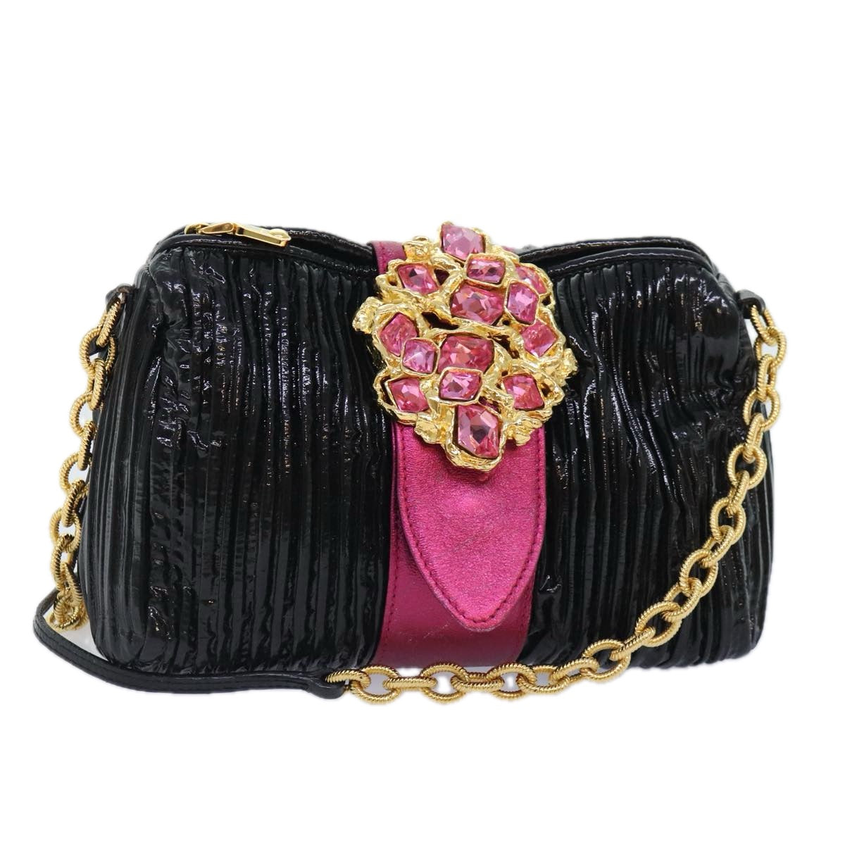 Miu Miu, Black, Leather, shoulder