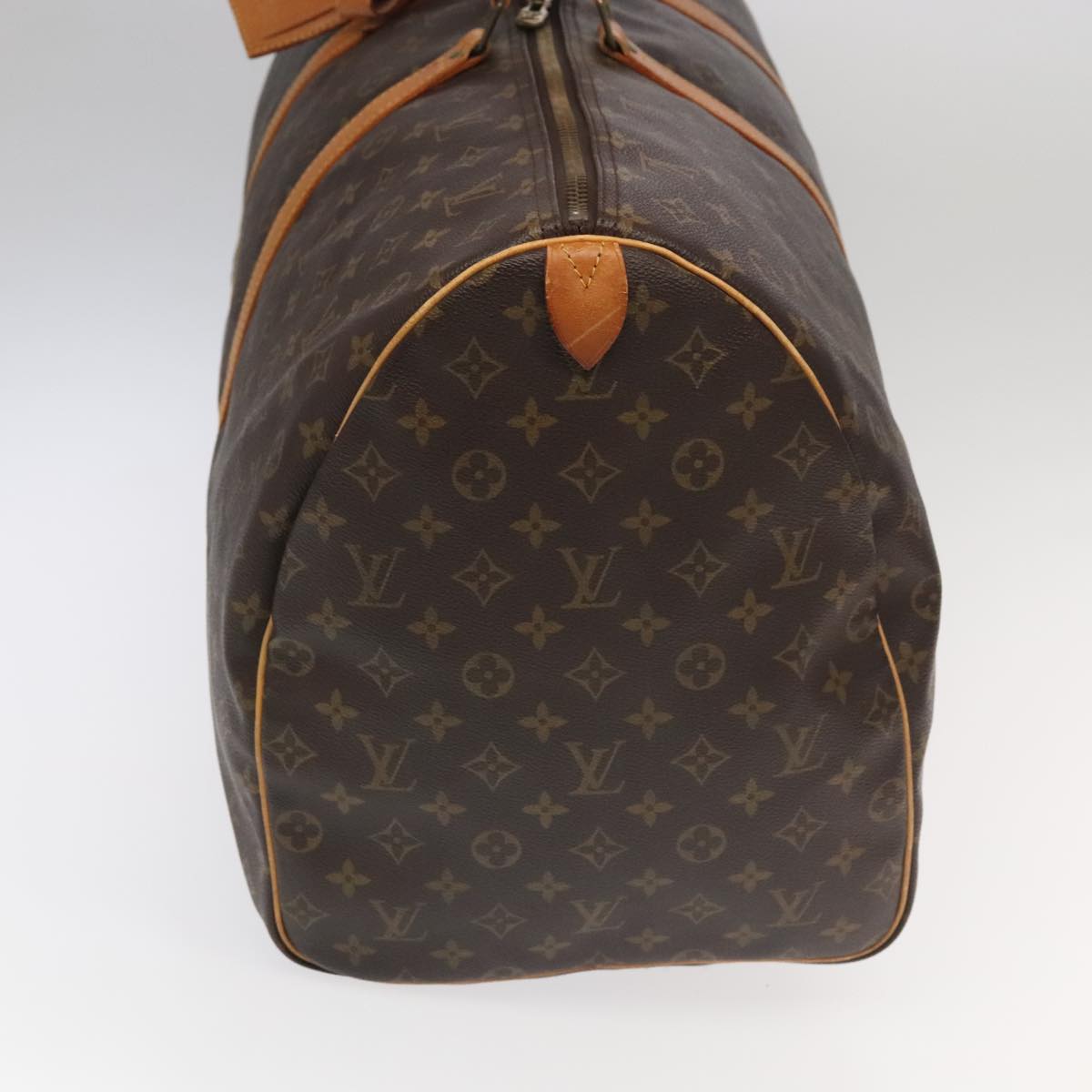 Louis Vuitton Keepall 60, Brown, Canvas, travel