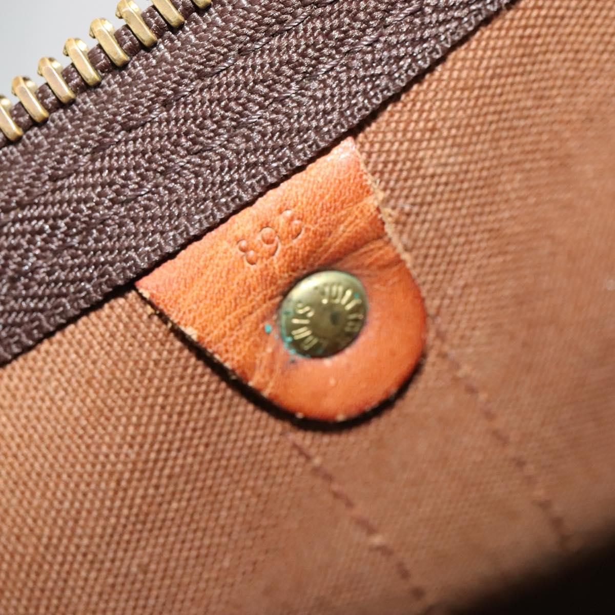 Louis Vuitton Keepall 55, Brown, Canvas, travel
