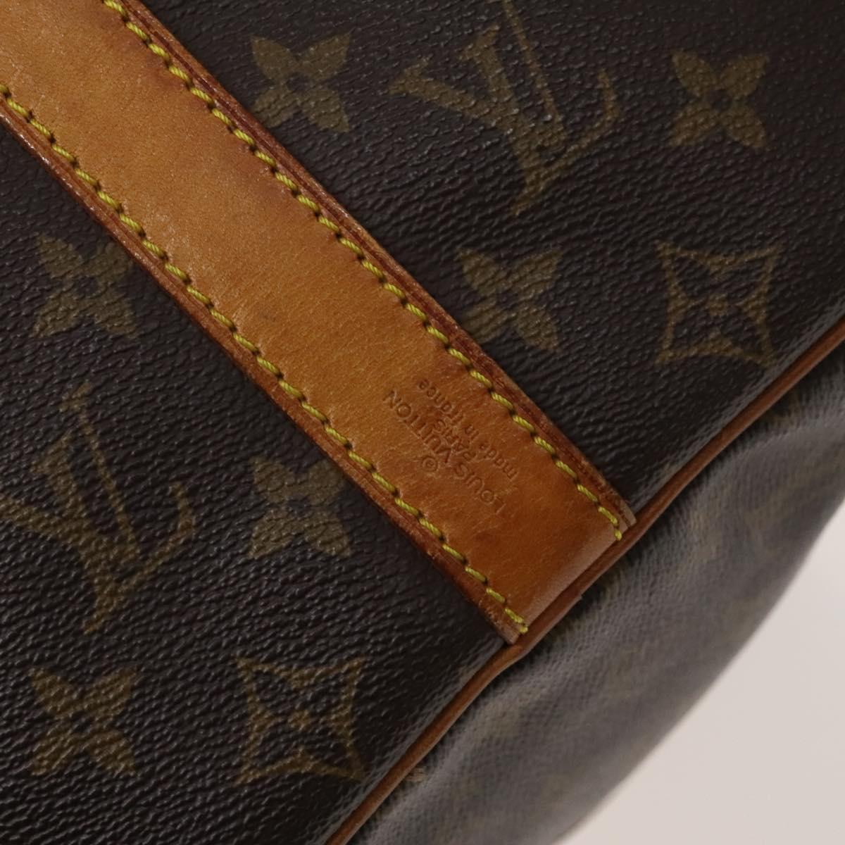 Louis Vuitton Keepall Bandouliere 45, Brown, Canvas, travel