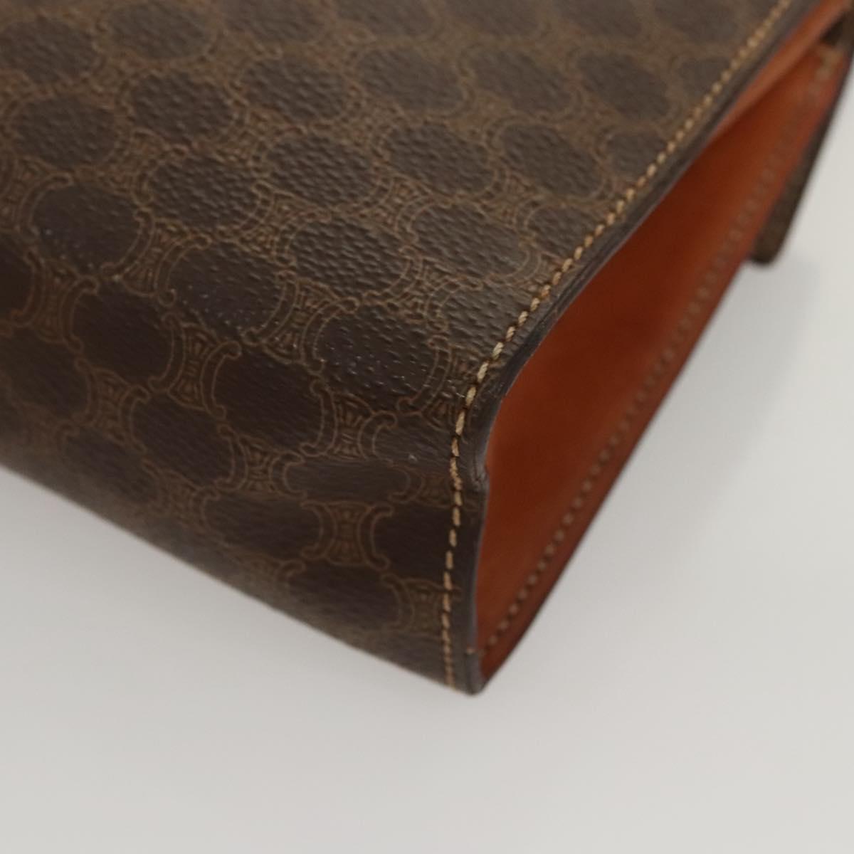 Céline Macadam, Brown, Canvas, handbag