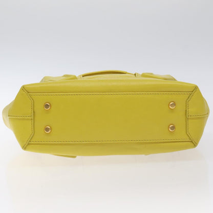 Bottega Veneta Arco, Yellow, Leather, shoulder