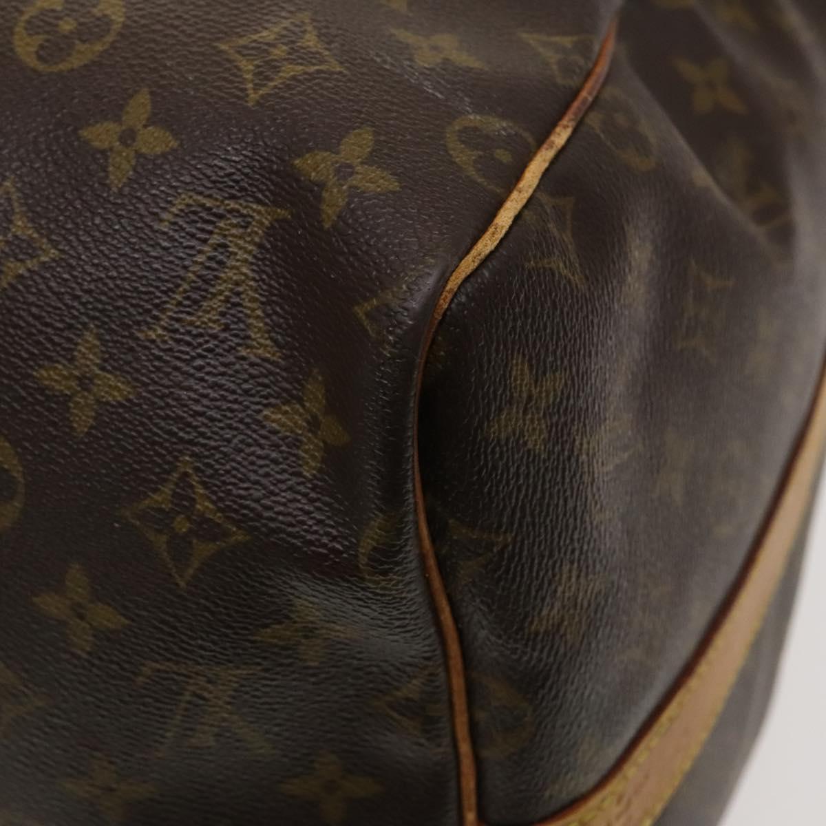 Louis Vuitton Keepall Bandouliere 55, Brown, Canvas, travel